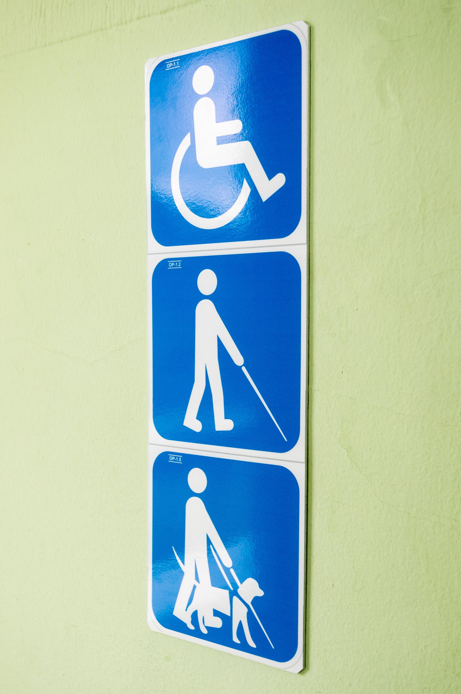 Accessibility signs unutrasnja 15x15